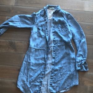 Chambray shirtdress